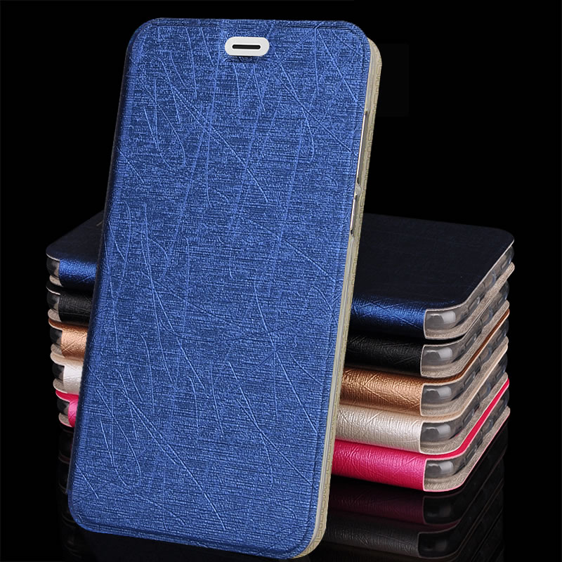 Bakeey-Silk-Texture-Flip-with-Foldable-Stand-PU-Leather-Shockproof-Full-Cover-Protective-Case-for-Xi-1709935-5