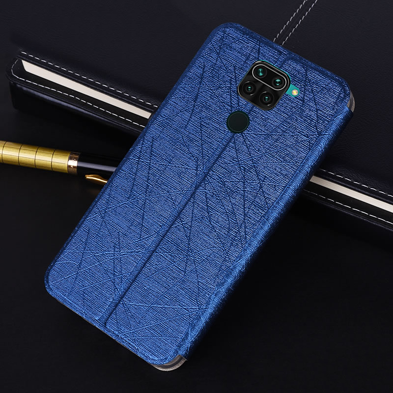 Bakeey-Silk-Texture-Flip-with-Foldable-Stand-PU-Leather-Shockproof-Full-Cover-Protective-Case-for-Xi-1709935-8