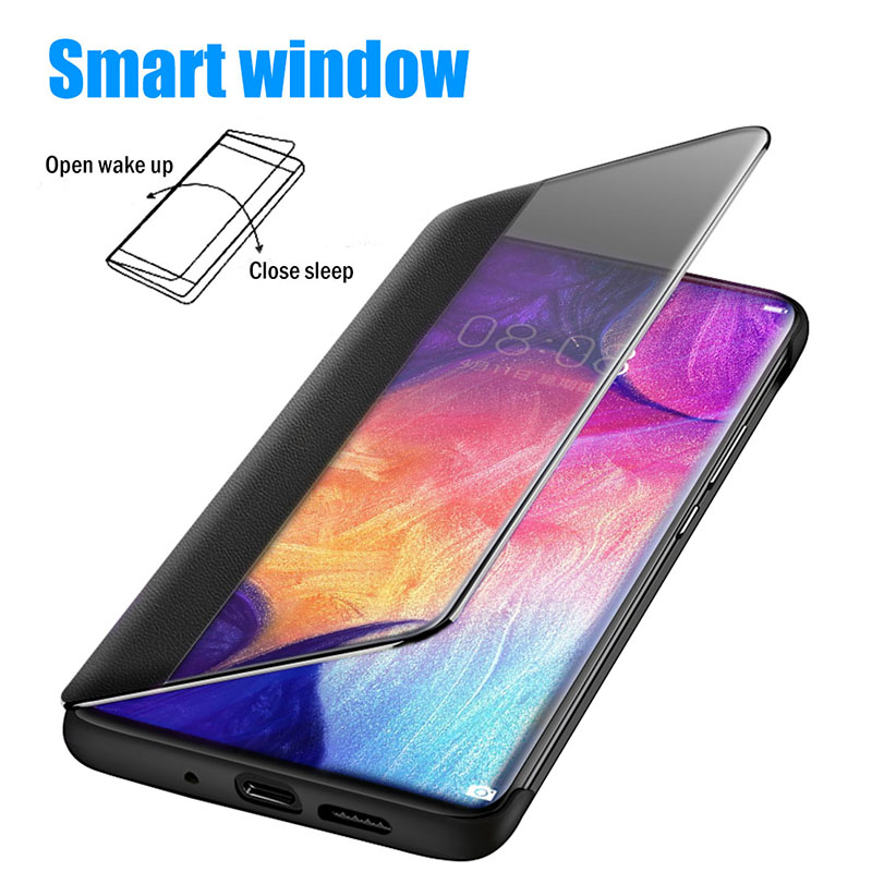 Bakeey-Smart-Sleep-Window-View-Stand-Flip-PU-Leather-Protective-Case-for-Samsung-Galaxy-A50-2019-1576053-5