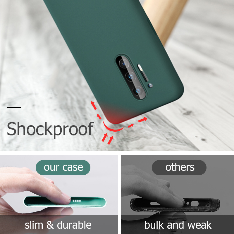Bakeey-Smooth-Liquid-Silicone-Rubber-Back-Cover-Protective-Case-for-OnePlus-8-Pro-1673404-4
