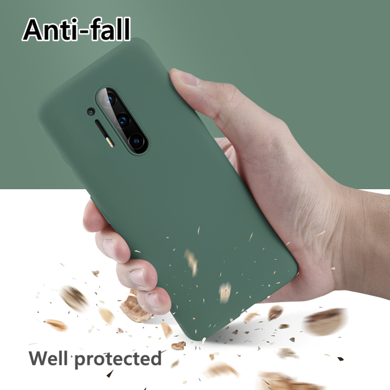 Bakeey-Smooth-Liquid-Silicone-Rubber-Back-Cover-Protective-Case-for-OnePlus-8-Pro-1673404-5