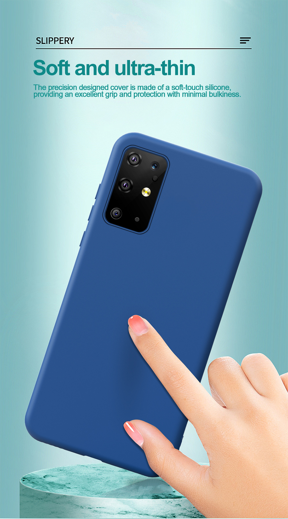 Bakeey-Smooth-Shockproof-Soft-Liquid-Silicone-Rubber-Back-Cover-Protective-Case-for-Samsung-Galaxy-S-1630832-4