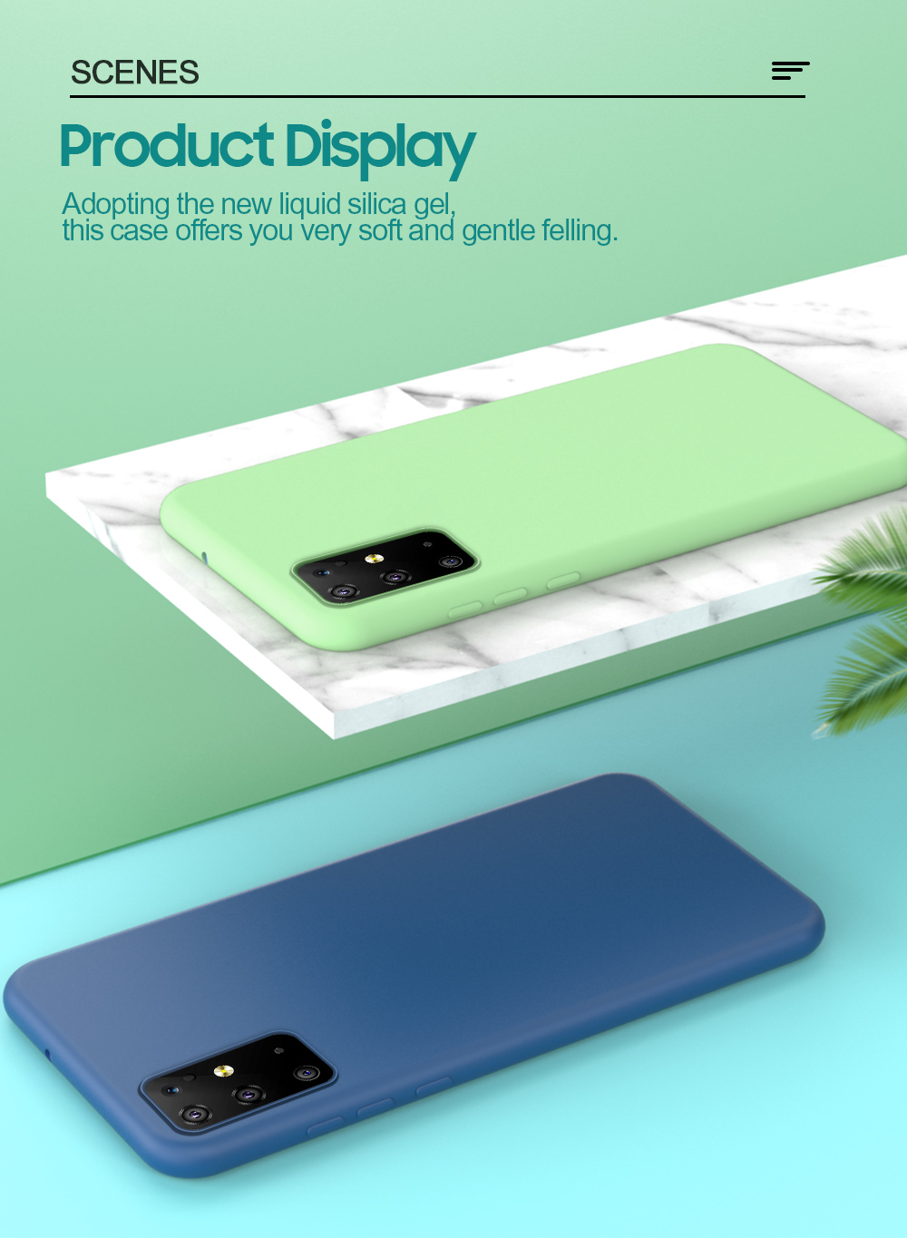 Bakeey-Smooth-Shockproof-Soft-Liquid-Silicone-Rubber-Back-Cover-Protective-Case-for-Samsung-Galaxy-S-1630832-8