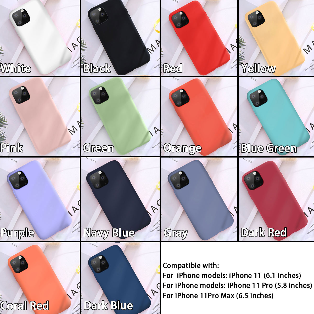 Bakeey-Smooth-Shockproof-Soft-Liquid-Silicone-Rubber-Back-Cover-Protective-Case-for-iPhone-11-Series-1588312-11