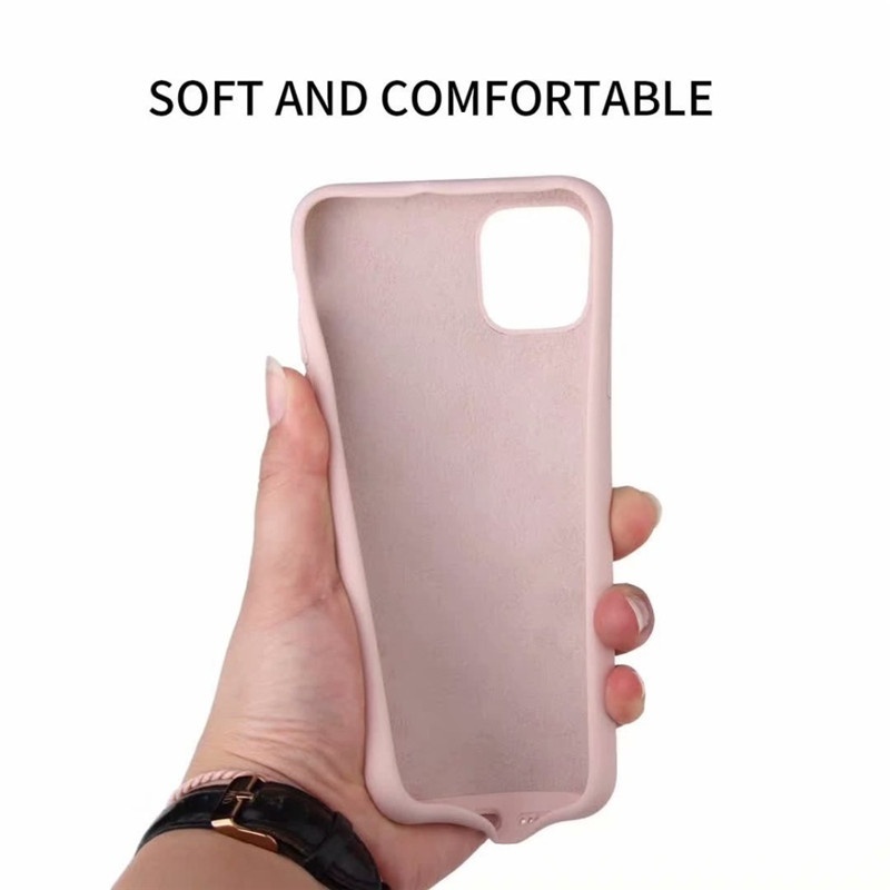 Bakeey-Smooth-Shockproof-Soft-Liquid-Silicone-Rubber-Back-Cover-Protective-Case-for-iPhone-11-Series-1588312-7