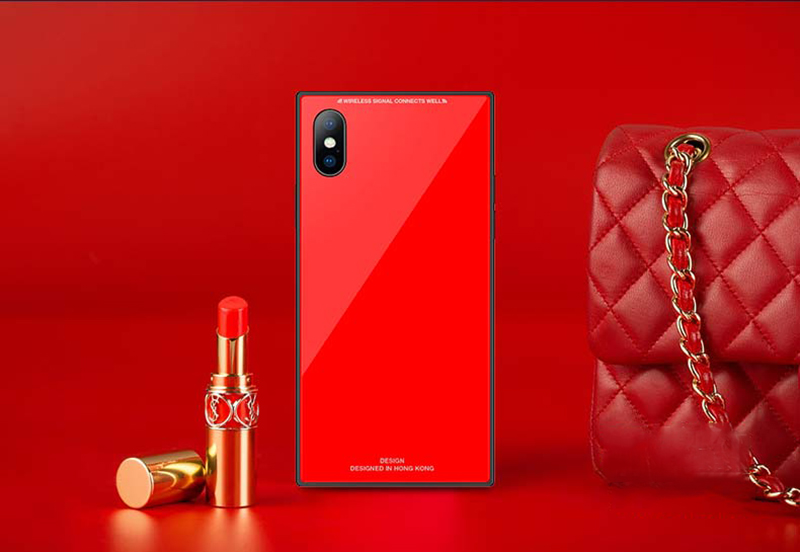 Bakeey-Square-Glossy-Tempered-Glass-Protective-Case-for-iPhone-X787Plus8Plus-1294999-10