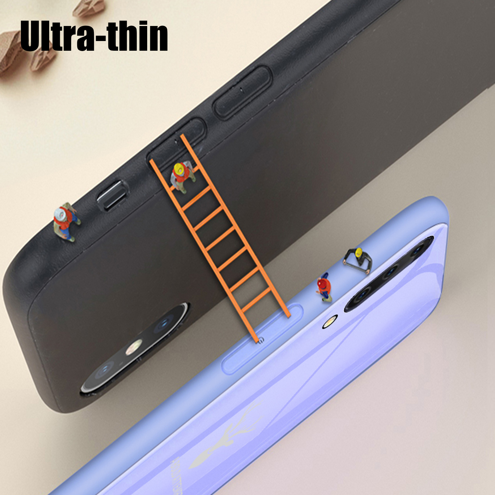Bakeey-Tempered-Glass--Soft-Liquid-Silicone-Back-Cover-Protective-Case-For-Xiaomi-Mi-9-Lite-Xiaomi-C-1597547-5