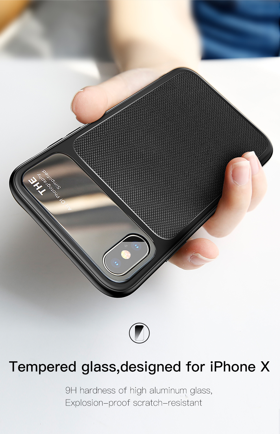 Bakeey-Tempered-Glass-Lens-Dissipating-Heat-Soft-TPU-Protective-Case-for-iPhone-X-1281849-5