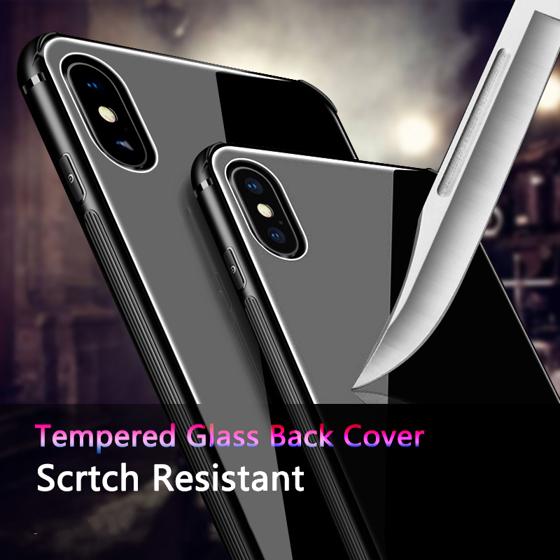 Bakeey-Tempered-Glass-Protective-Case-for-iPhone-XSXRXS-Max-TPU-FrameGlass-Back-Cover-1365372-5