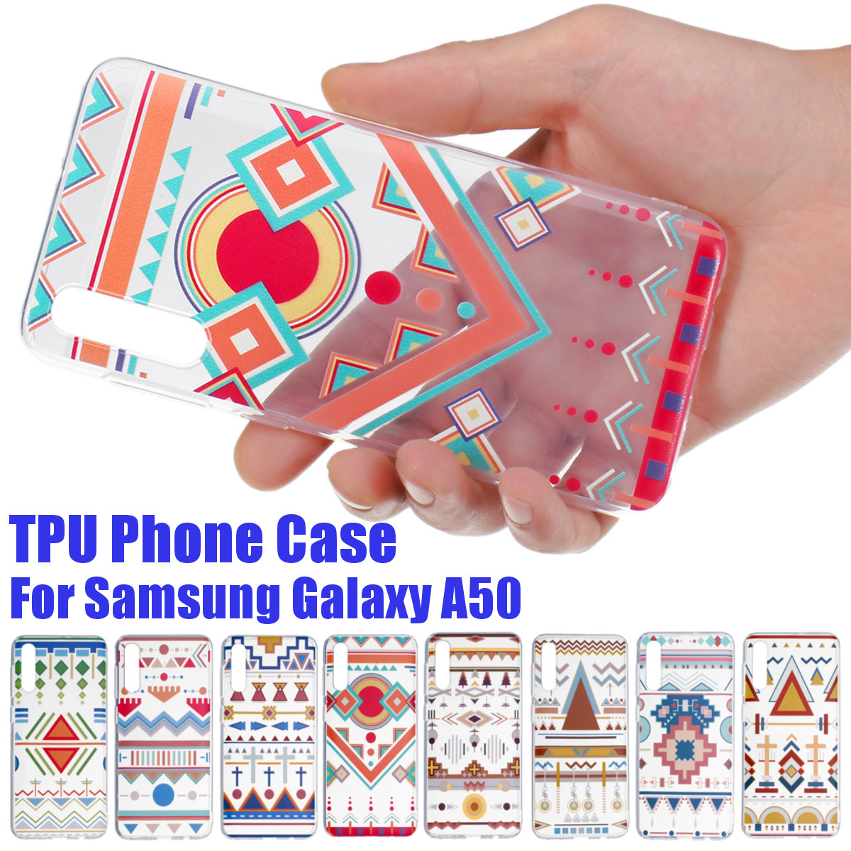 Bakeey-Translucent-Soft-TPU-Shockproof-Protective-Case-Cover-for-Samsung-Galaxy-A50-2019-1634636-2