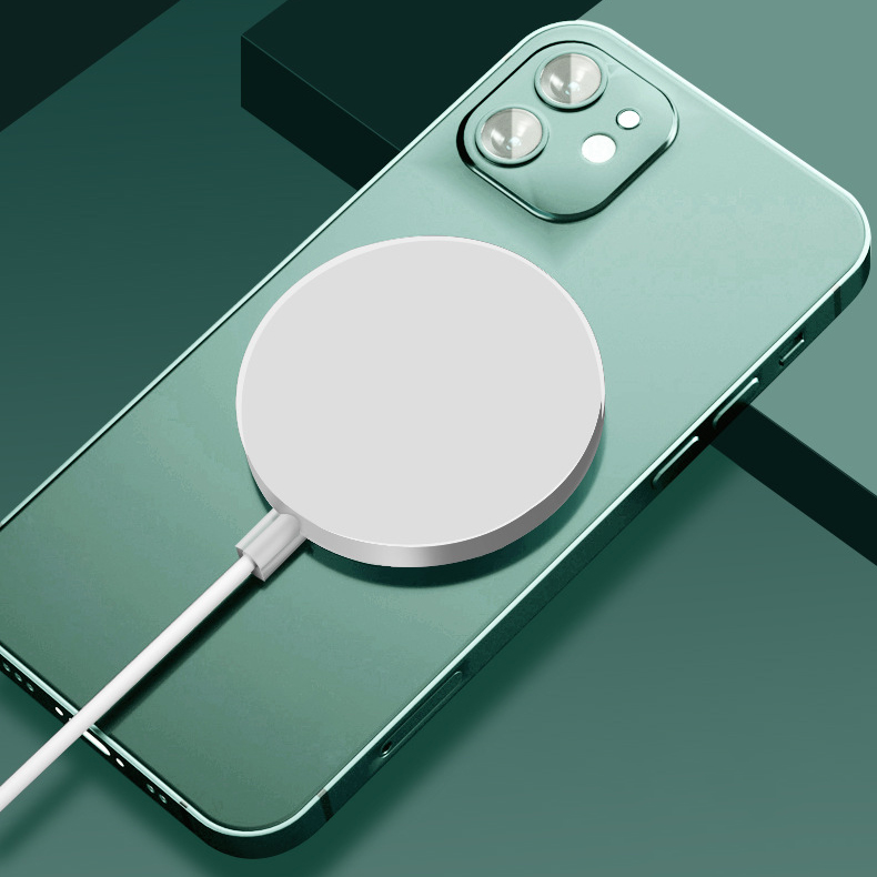 Bakeey-Translucent-Ultra-Slim-Magsafe-Wireless-Charger-Soft-TPU-Rubber-Shockproof-Shell-Protective-C-1797863-12