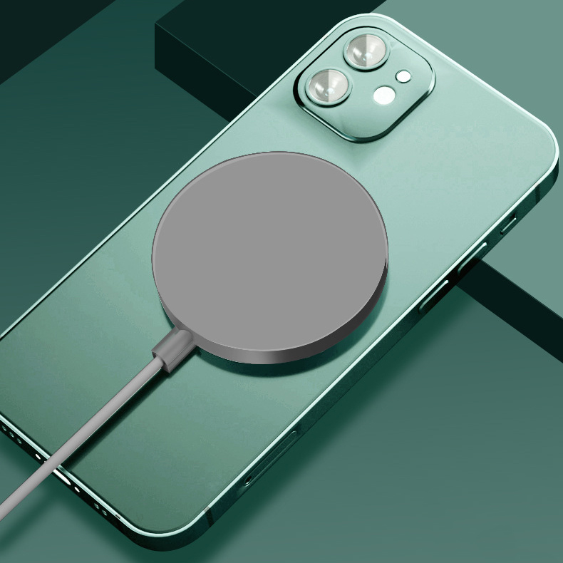 Bakeey-Translucent-Ultra-Slim-Magsafe-Wireless-Charger-Soft-TPU-Rubber-Shockproof-Shell-Protective-C-1797863-13
