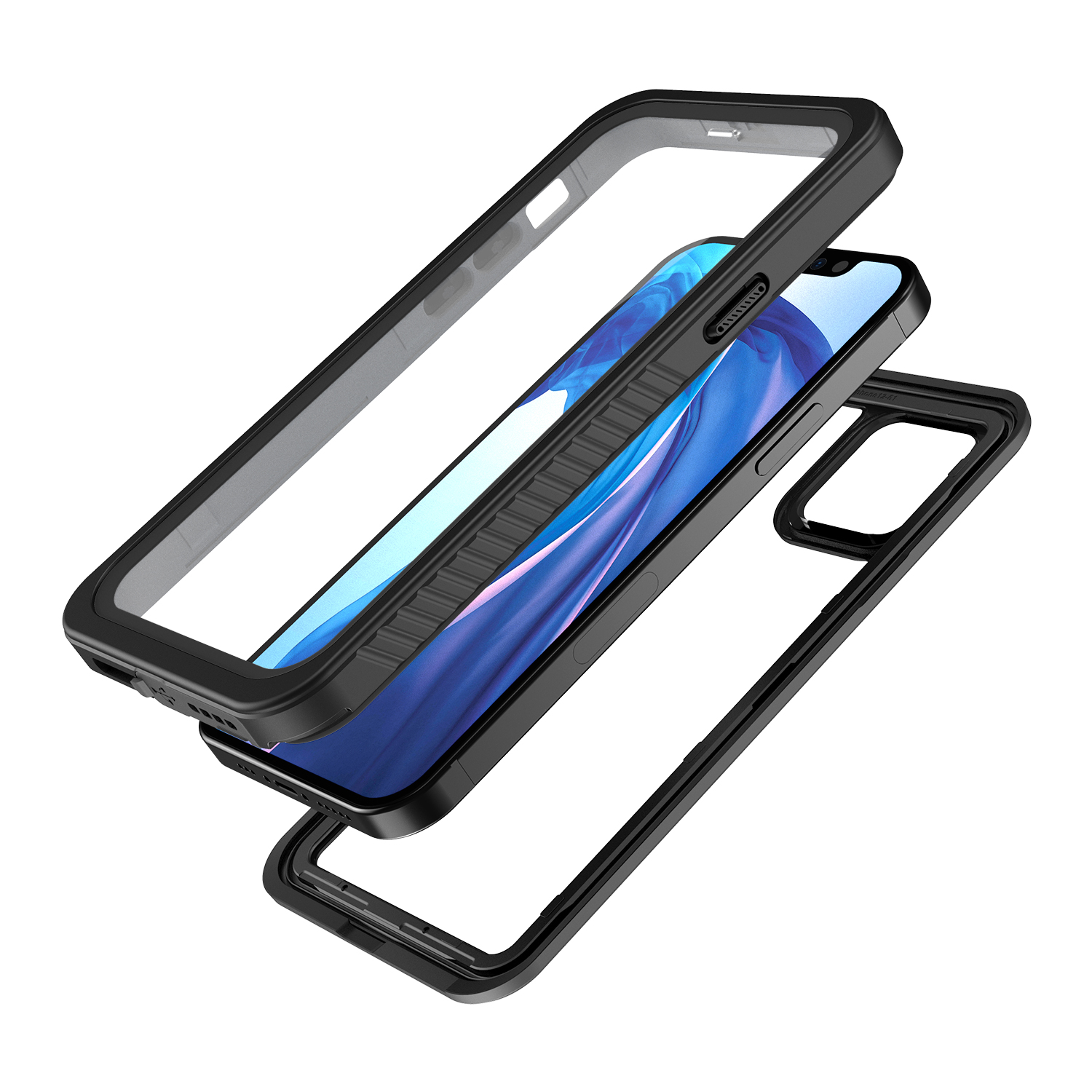 Bakeey-Transparent-Touch-Screen-PC--TPU-Shockproof-Dustproof-IP68-Waterproof-with-Lens-Protect-Full--1754354-2