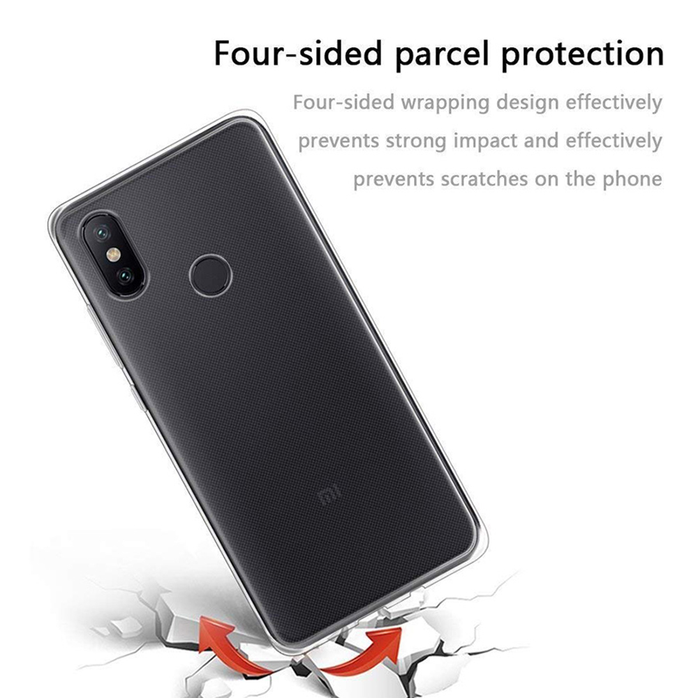 Bakeey-Transparent-Ultra-Slim-Soft-TPU-Protective-Case-For-Xiaomi-Mi-A2-Lite--Xiaomi-Redmi-6-Pro-Non-1339007-2