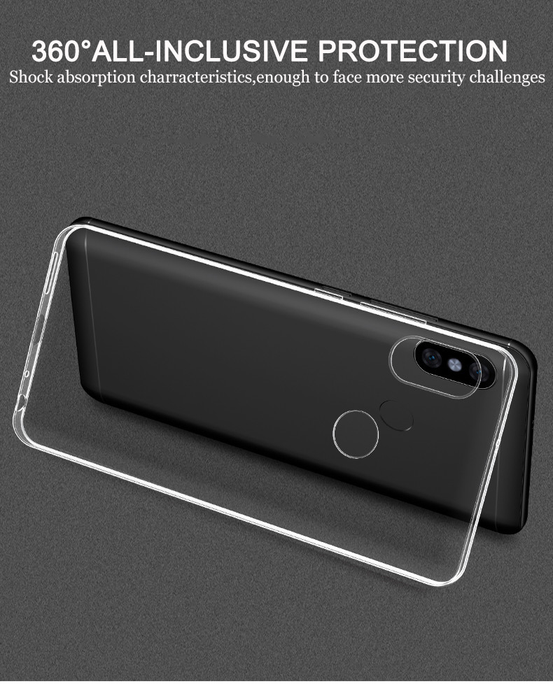 Bakeey-Transparent-Ultra-Slim-Soft-TPU-Protective-Case-For-Xiaomi-Redmi-Note-6-Pro-1396687-3