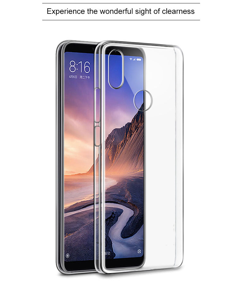 Bakeey-Transparent-Ultra-thin-Hard-PC-Protective-Case-For-Xiaomi-Mi-MAX-3-Non-original-1414982-1