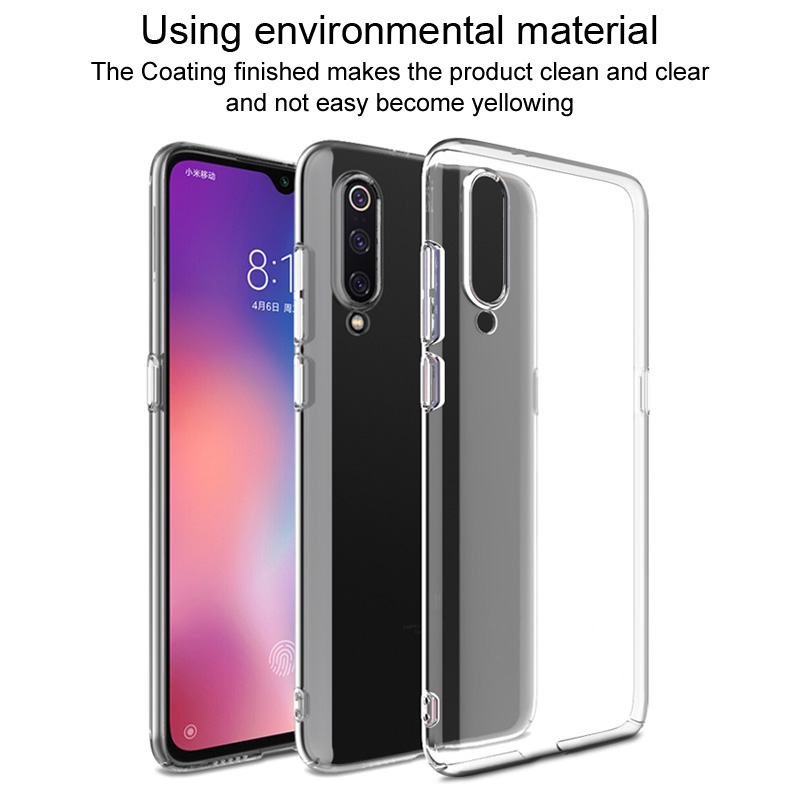 Bakeey-Transparent-Wear-resisting-PC-Hard-Protective-Case-For-Xiaomi-Mi9-SE-597-inch-Non-original-1530113-1
