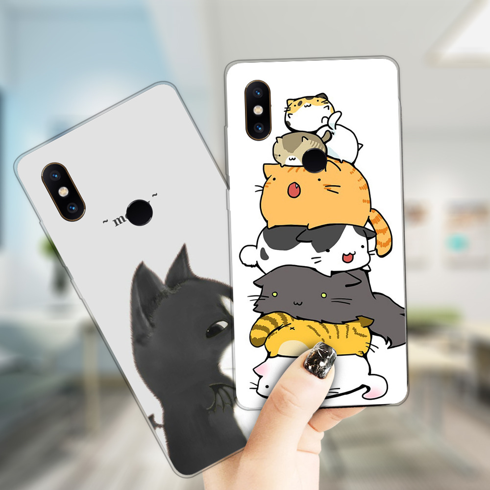 Bakeey-Ultra-Slim-Cartoon-Painting-Soft-TPU-Protective-Case-for-Xiaomi-Mi-MIX-2S-1307329-2