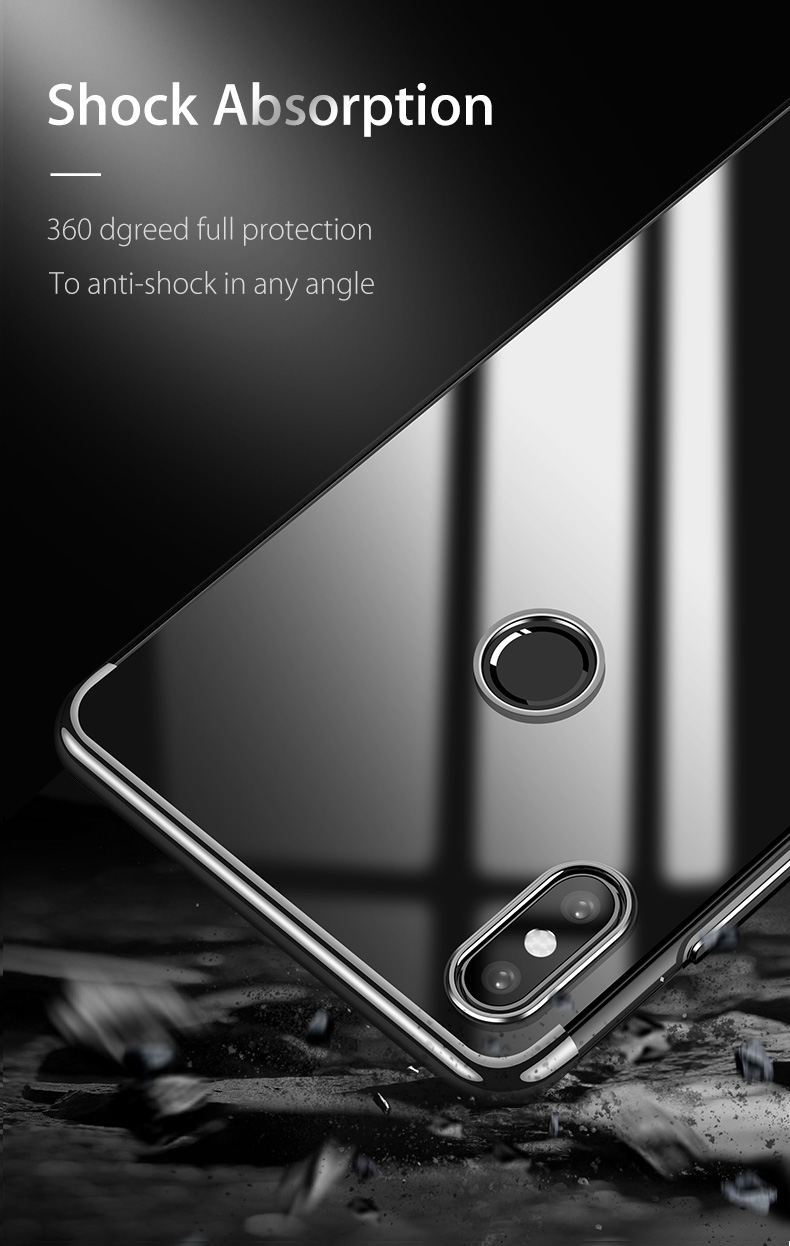 Bakeey-Ultra-Thin-Color-Plating-Shockproof-Soft-TPU-Protective-Case-For-Xiaomi-Mi8-Mi-8-621-Non-orig-1315251-4