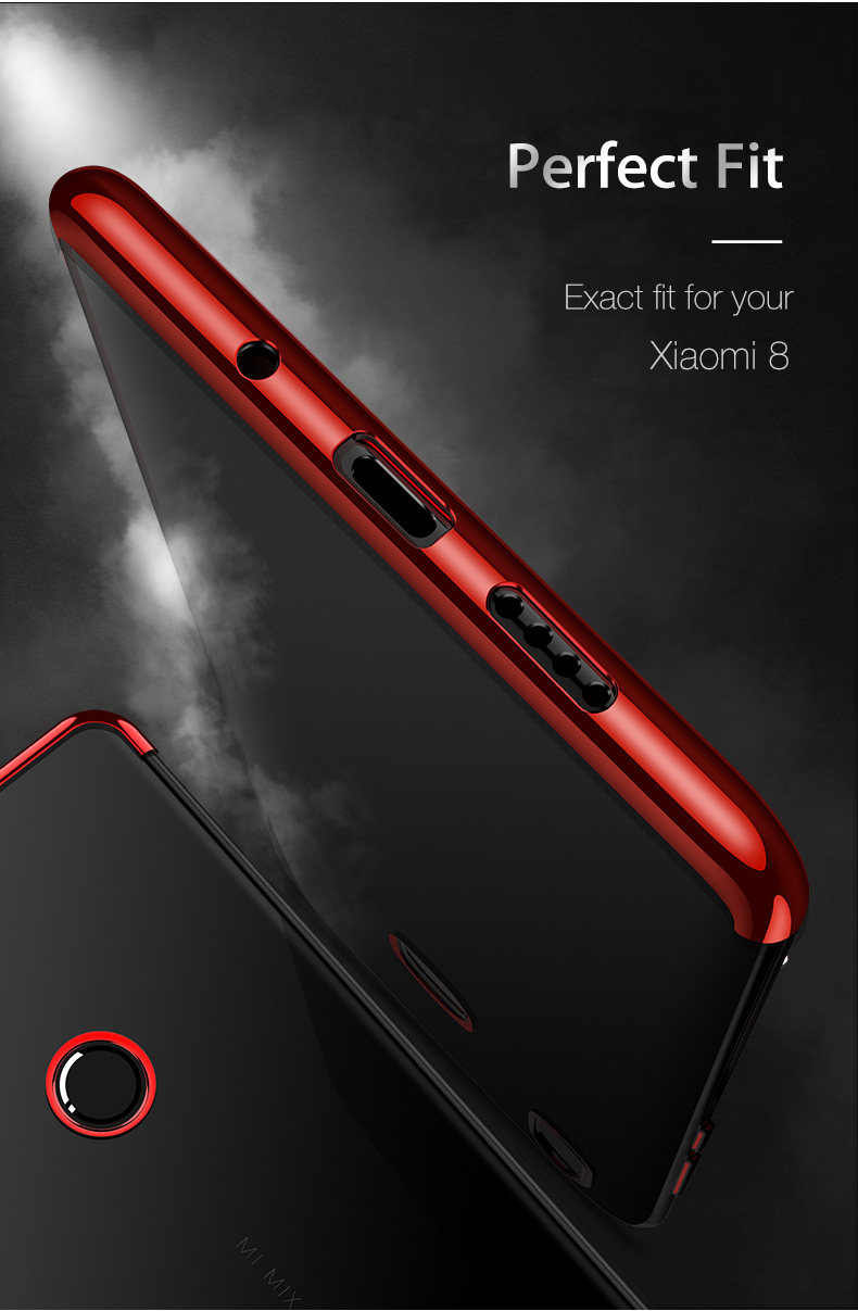 Bakeey-Ultra-Thin-Color-Plating-Shockproof-Soft-TPU-Protective-Case-For-Xiaomi-Mi8-Mi-8-621-Non-orig-1315251-10