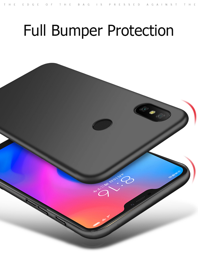 Bakeey-Ultra-Thin-Matte-Hard-PC-Anti-Fingerprint-Protective-Case-For-Xiaomi-Redmi-6-Pro--Mi-A2-Lite-1355989-1