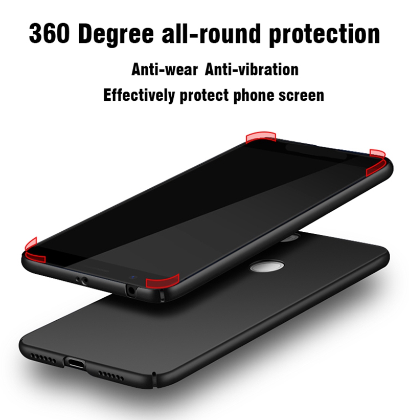 Bakeey-Ultra-Thin-Matte-Hard-PC-Anti-Fingerprint-Protective-Case-For-Xiaomi-Redmi-Note-5A-Prime-Non--1335784-2