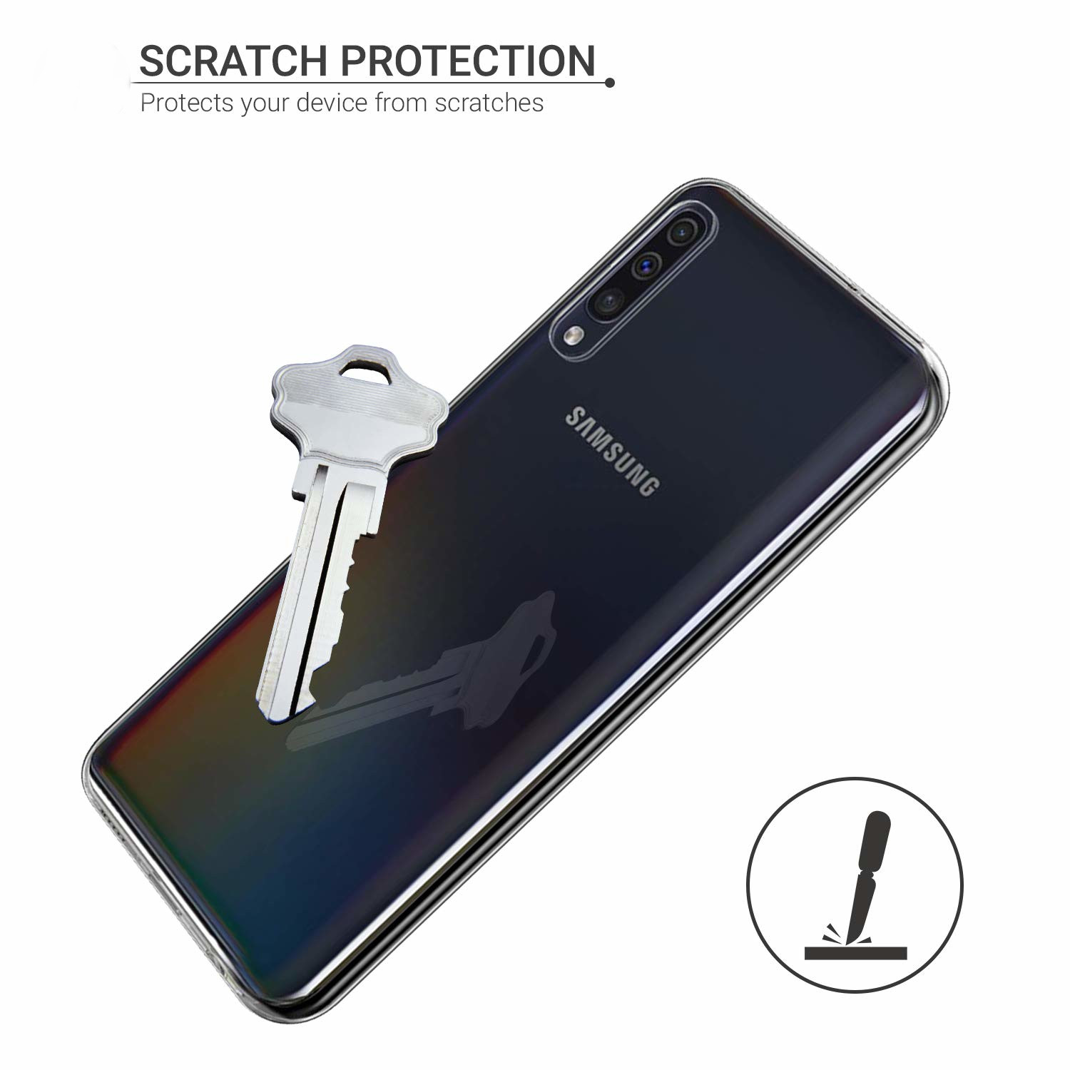 Bakeey-Ultra-Thin-Shockproof-Transparent-Soft-TPU-Protective-Case-for-Samsung-Galaxy-A70-2019-1498204-2