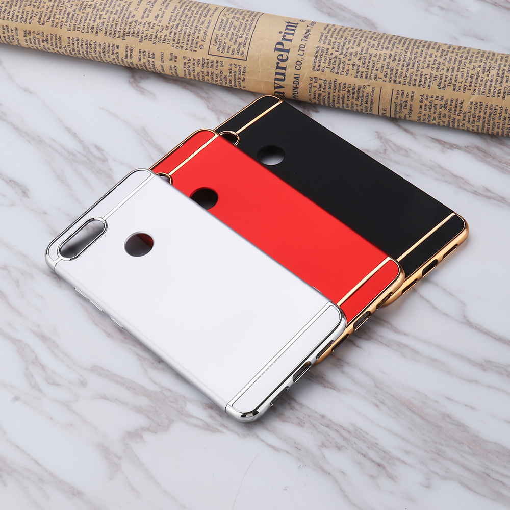 Bakeey-Ultra-thin-3-in-1-Plating-Frame-Splicing-PC-Hard-Protective-Case-For-Xiaomi-Mi-8-Lite-1414956-6