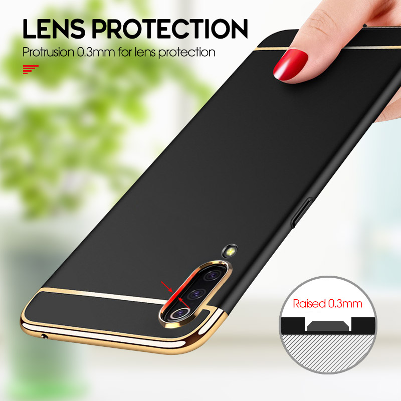 Bakeey-Ultra-thin-3-in-1-Plating-PC-Hard-Back-Cover-Protective-Case-For-Xiaomi-Mi9-Mi-9-Lite--Xiaomi-1604649-4