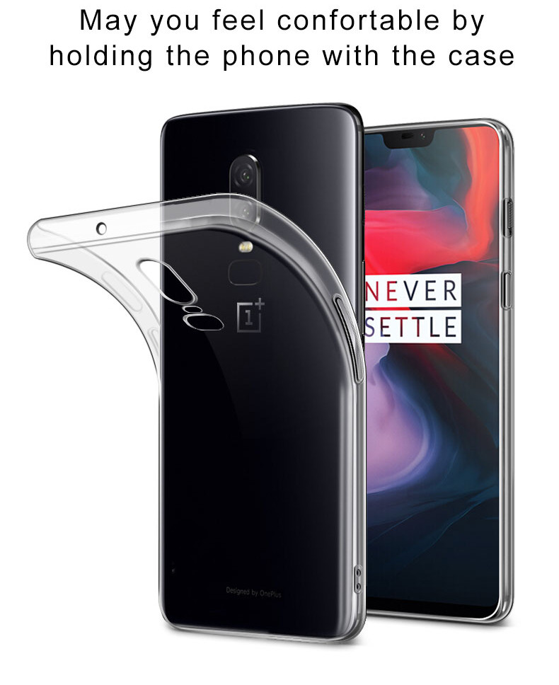 Bakeey-Ultra-thin-Transparent-Soft-TPU-Protective-Case-For-OnePlus-6-Non-original-1306117-1