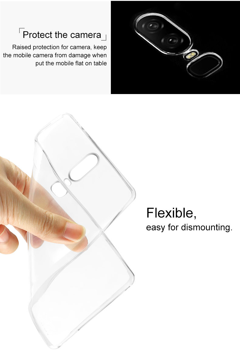 Bakeey-Ultra-thin-Transparent-Soft-TPU-Protective-Case-For-OnePlus-6-Non-original-1306117-3