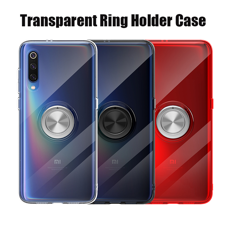 Bakeey-Ultra-thin-With-Ring-Holder-Anti-fingerprint-Soft-TPU-Protective-Case-For-Xiaomi-Mi-9--Xiaomi-1530102-8