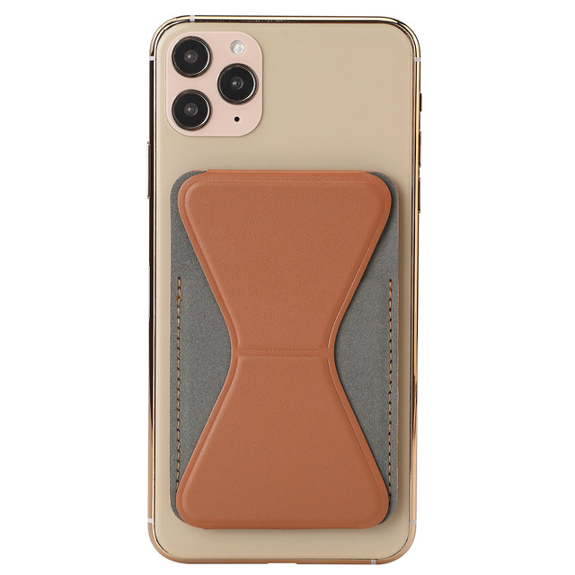 Bakeey-Universal-Foldable-PU-Leather-Adhesive-Sticker-Ultra-Thin-with-Card-Holder-Pocket-Mobile-Phon-1833064-11