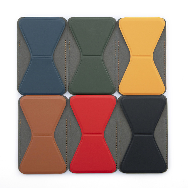 Bakeey-Universal-Foldable-PU-Leather-Adhesive-Sticker-Ultra-Thin-with-Card-Holder-Pocket-Mobile-Phon-1833064-15