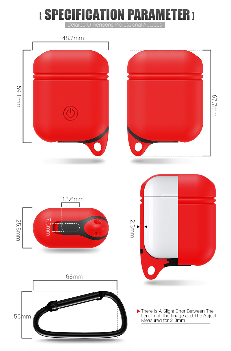 Bakeey-Waterproof-Shockproof-Earphone-Case-With-Hook-For-Apple-AirPods-1226377-10