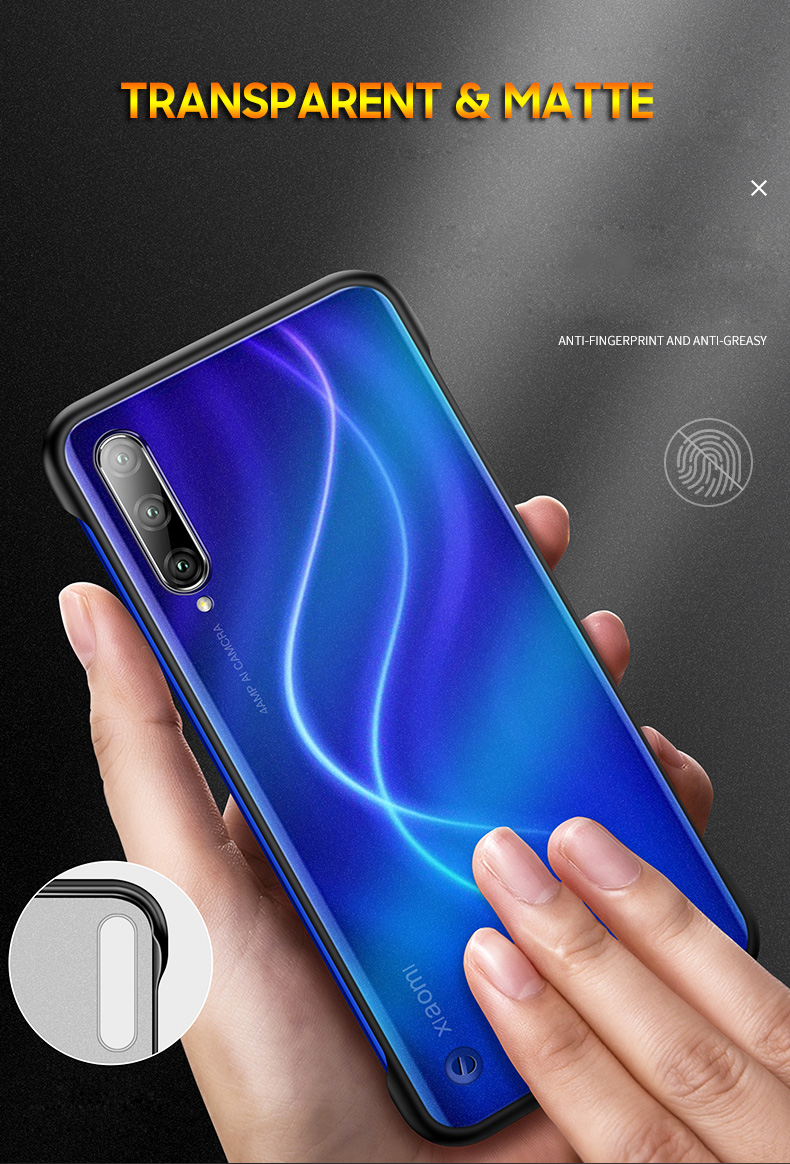 Bakeey-Xiaomi-Mi9-Mi-9-Lite--Xiaomi-Mi-CC9-Frameless-Ultra-Thin-Matte-with-finger-ring-Hard-PC-Prote-1590597-1