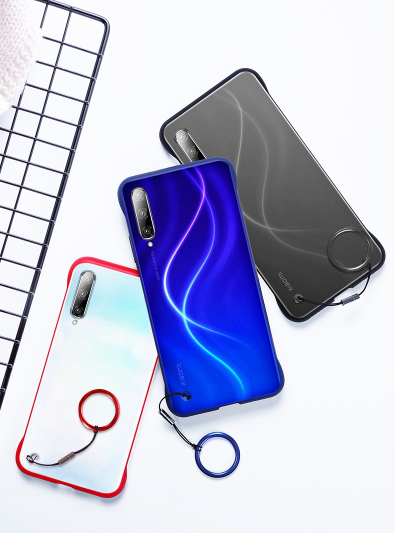 Bakeey-Xiaomi-Mi9-Mi-9-Lite--Xiaomi-Mi-CC9-Frameless-Ultra-Thin-Matte-with-finger-ring-Hard-PC-Prote-1590597-12