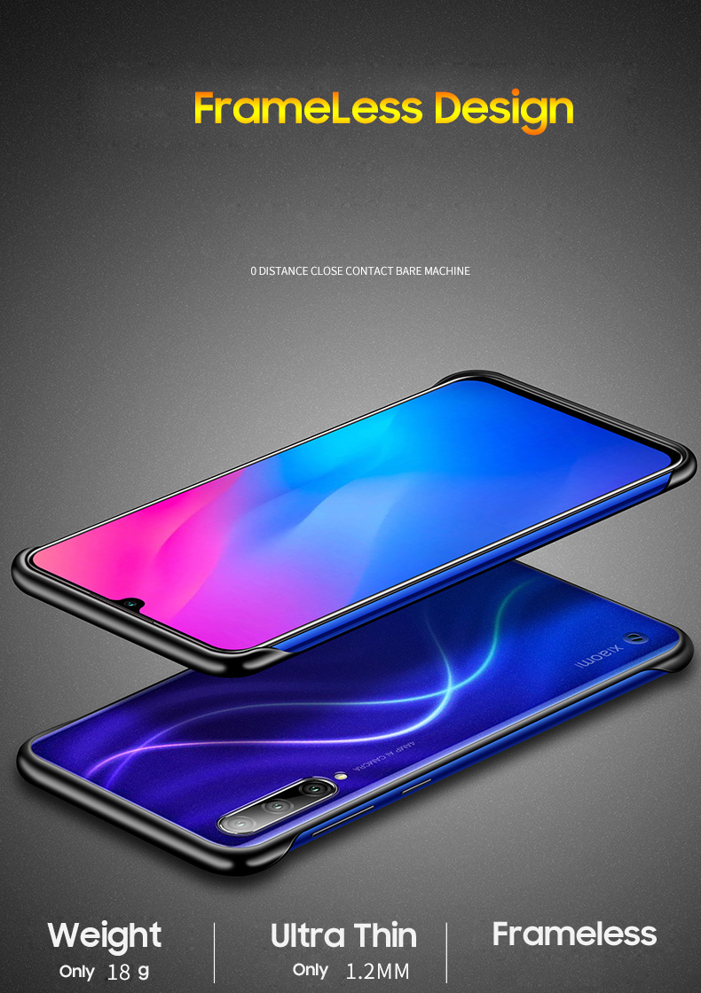 Bakeey-Xiaomi-Mi9-Mi-9-Lite--Xiaomi-Mi-CC9-Frameless-Ultra-Thin-Matte-with-finger-ring-Hard-PC-Prote-1590597-5
