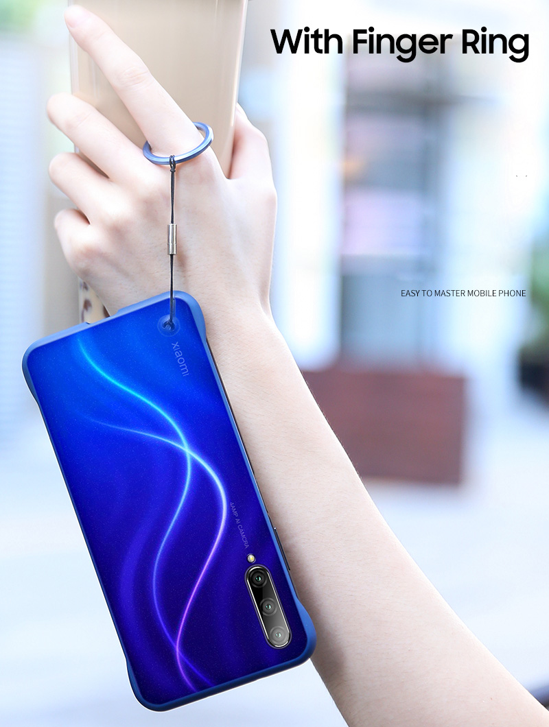 Bakeey-Xiaomi-Mi9-Mi-9-Lite--Xiaomi-Mi-CC9-Frameless-Ultra-Thin-Matte-with-finger-ring-Hard-PC-Prote-1590597-8