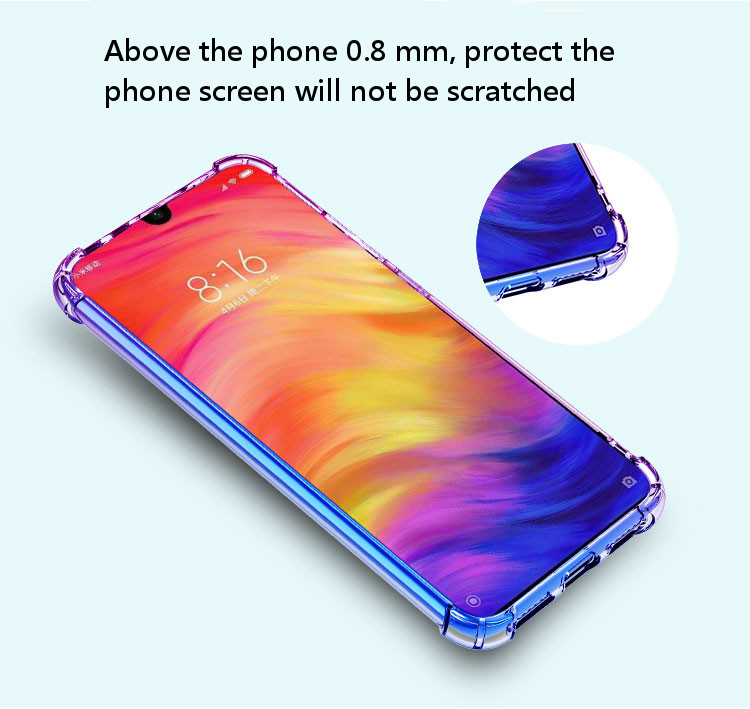 Bakeey-Xiaomi-Redmi-Note-7--Redmi-Note-7-Pro-Gradient-Shockproof-Soft-TPU-Protective-Case-1583734-2