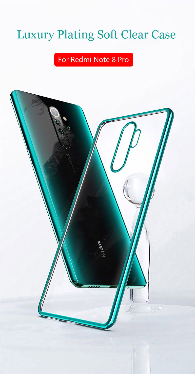 Bakeey-Xiaomi-Redmi-Note-8-PRO-Ultra-thin-Shockproof-Elac-plating-Soft-TPU-Protective-Case-Non-origi-1586164-1