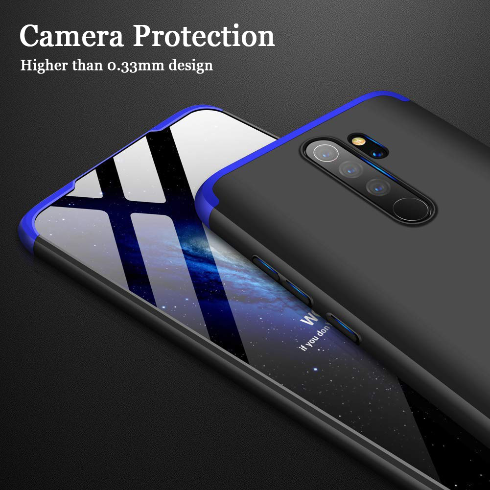 Bakeey-Xiaomi-Redmi-Note-8-pro-Double-Dip-360deg-Hard-PC-Full-Cover-Protective-Case-1586663-6