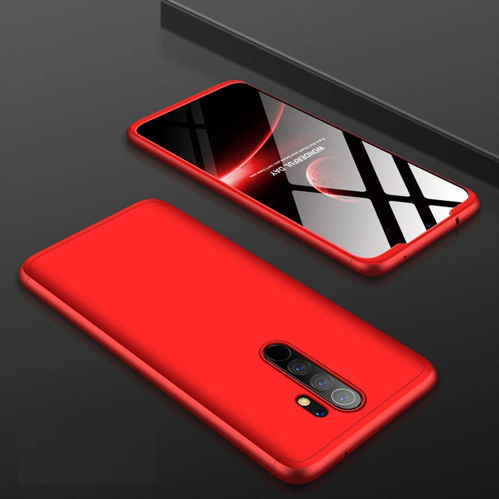 Bakeey-Xiaomi-Redmi-Note-8-pro-Double-Dip-360deg-Hard-PC-Full-Cover-Protective-Case-1586663-9