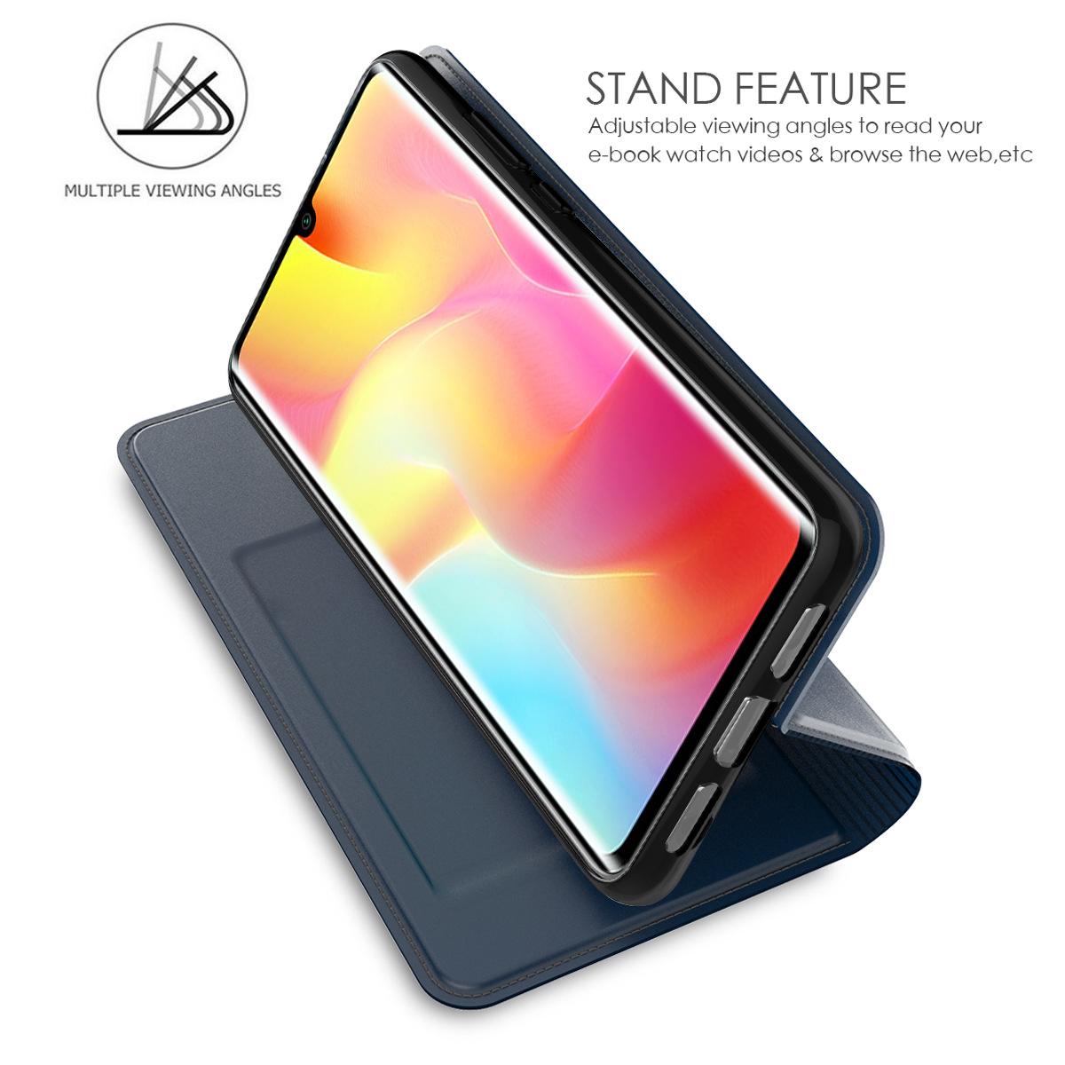 Bakeey-for-Doogee-N20-Pro-Case-Flip-Magnetic-with-Card-Slot-Stand-Shockproof-PU-Leather-Protective-C-1757073-2