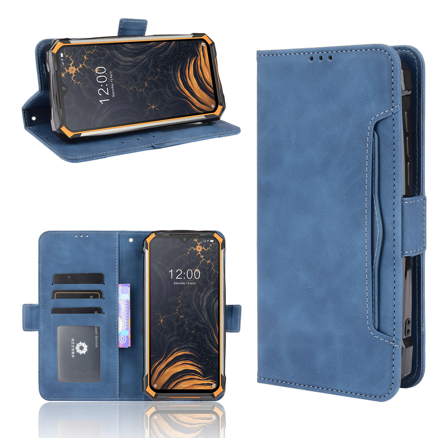 Bakeey-for-Doogee-S88-Pro-Doogee-S88-Plus-Case-Magnetic-Flip-with-Multiple-Card-Slot-Wallet-Folding--1915985-10