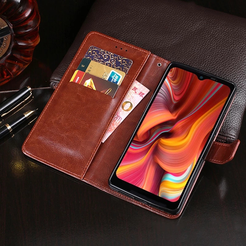 Bakeey-for-Doogee-S96-Pro-Case-Magnetic-Flip-with-Multiple-Card-Slot-Foldable-Stand-PU-Leather-Shock-1832818-3
