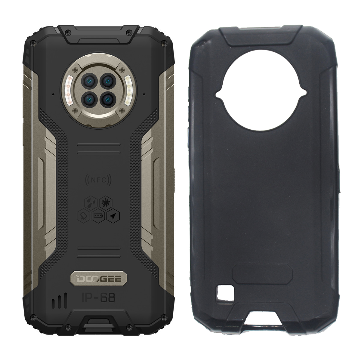 Bakeey-for-Doogee-S96-Pro-Case-Matte-Ultra-Thin-Non-Yellow-Soft-TPU-Protective-Case-Back-Cover-1836049-1