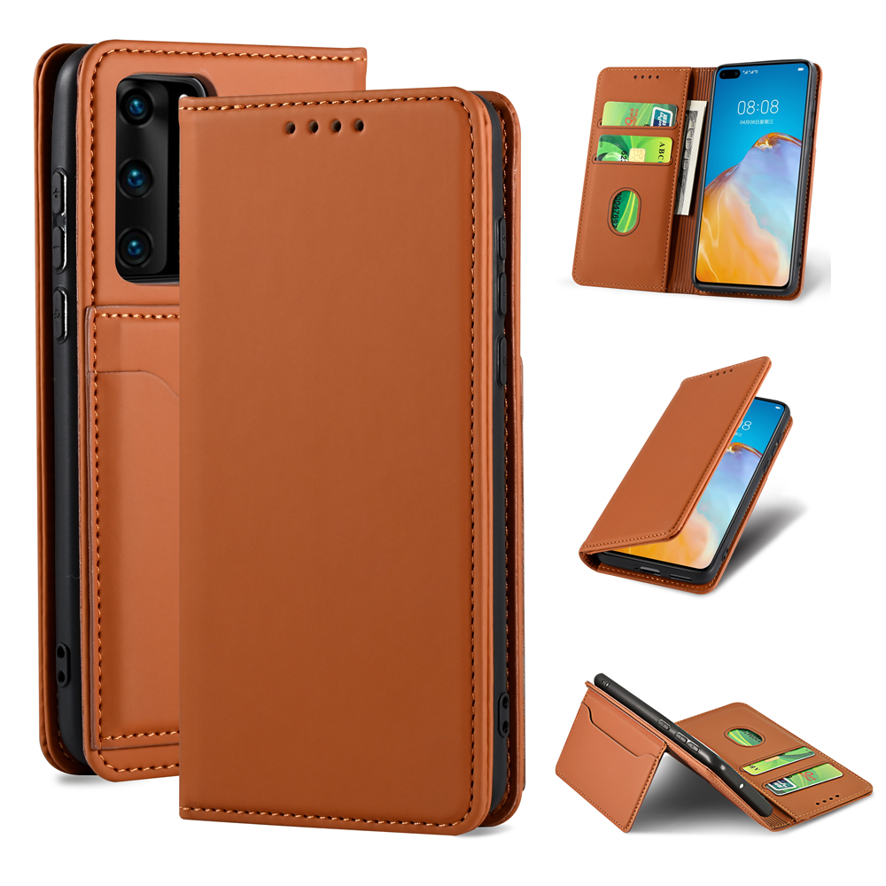 Bakeey-for-Huawei-P40-Case-Business-Flip-Magnetic-with-Multi-Card-Slots-Wallet-Shockproof-PU-Leather-1763635-13