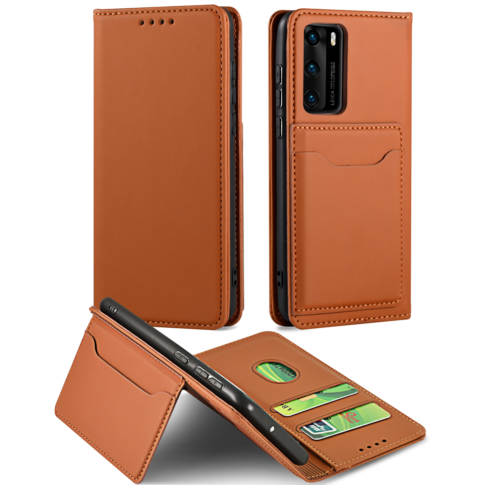 Bakeey-for-Huawei-P40-Case-Business-Flip-Magnetic-with-Multi-Card-Slots-Wallet-Shockproof-PU-Leather-1763635-14