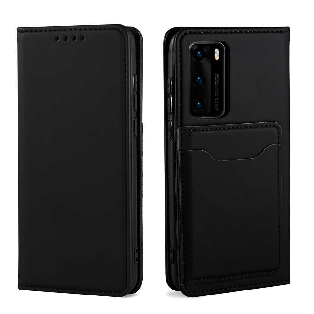 Bakeey-for-Huawei-P40-Case-Business-Flip-Magnetic-with-Multi-Card-Slots-Wallet-Shockproof-PU-Leather-1763635-6